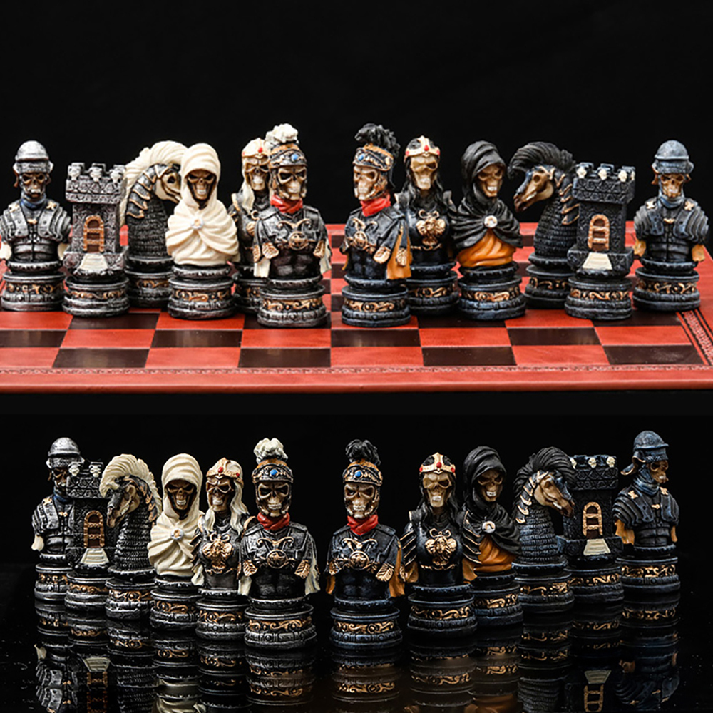 Board Game Horror - Horror Theme Chess Resin Material Hand-painted