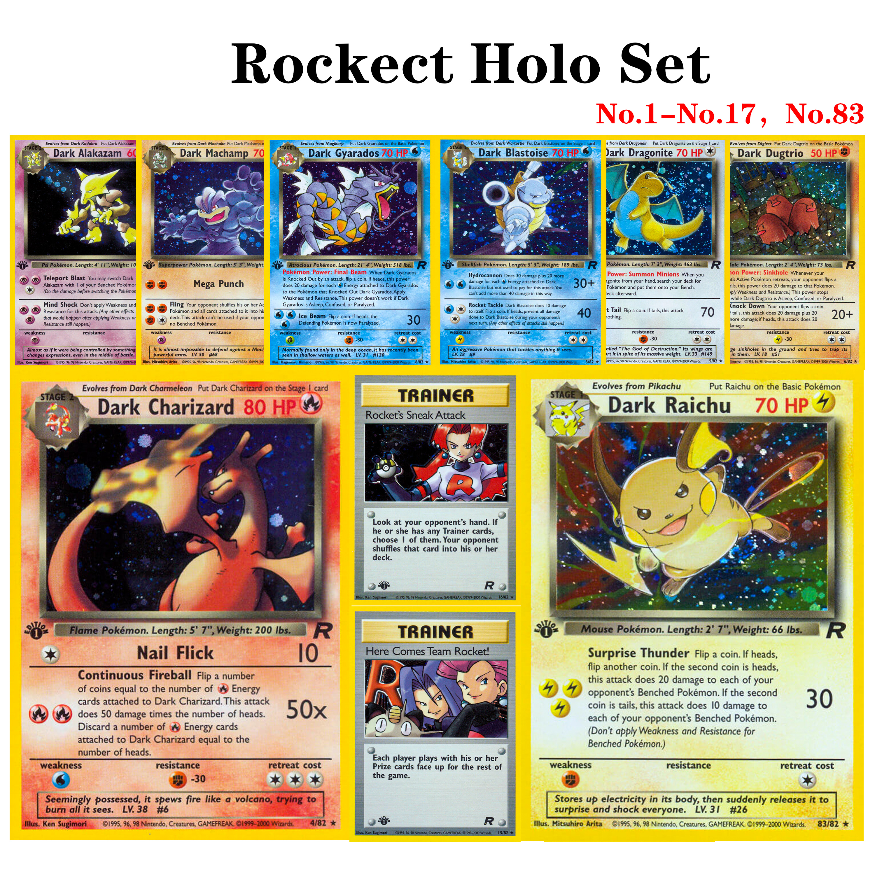 Board Game Online - 2000 PTCG TEAM ROCKET 1st Edition