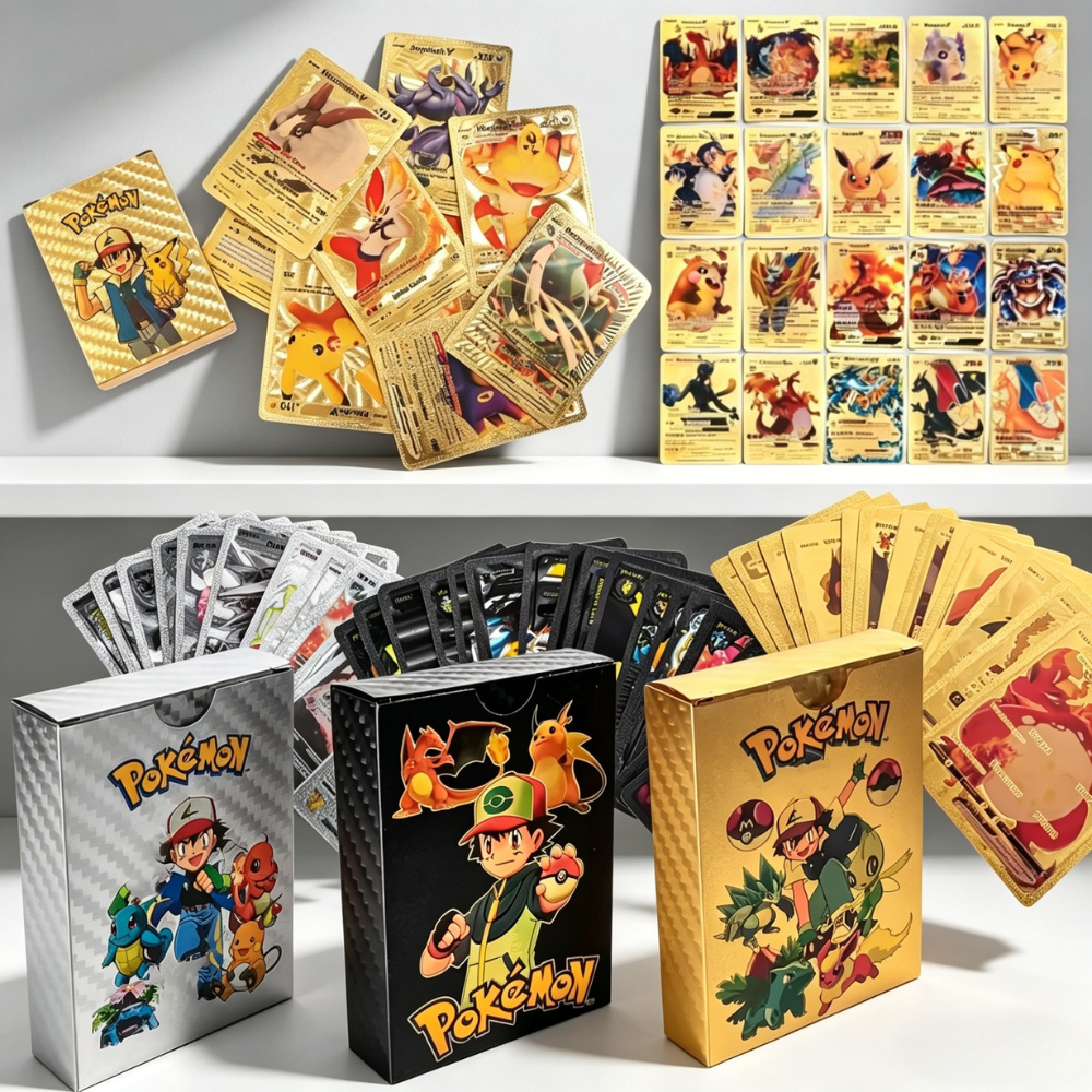 Board Game Online - Pokémon TCG Charizard Gold Foil Cards