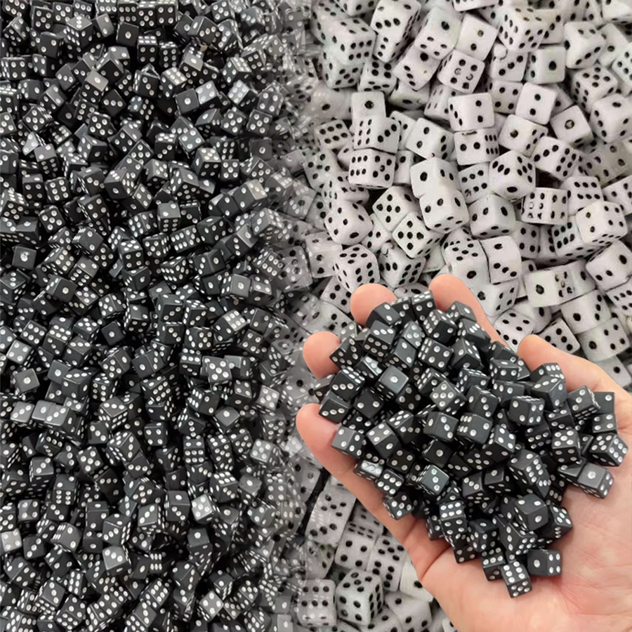 Board Game Festival - 50/120/200/300pcs Mini Six Sides Acrylic Dice