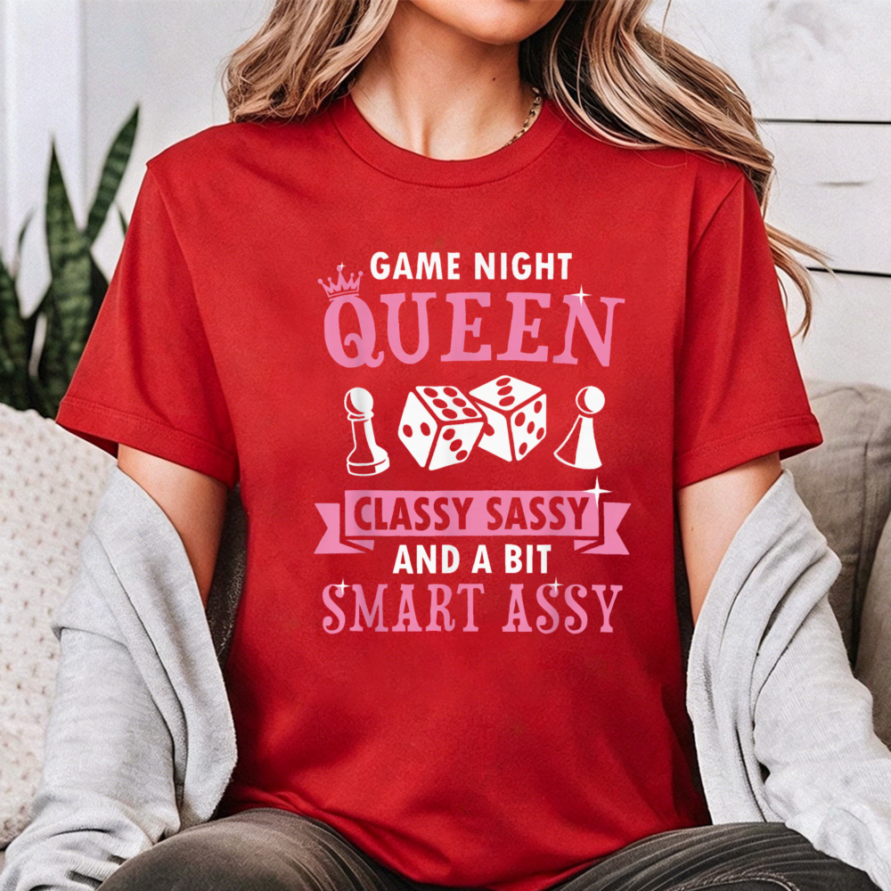Board Game Quote - Game Night Queen Women Graphic T