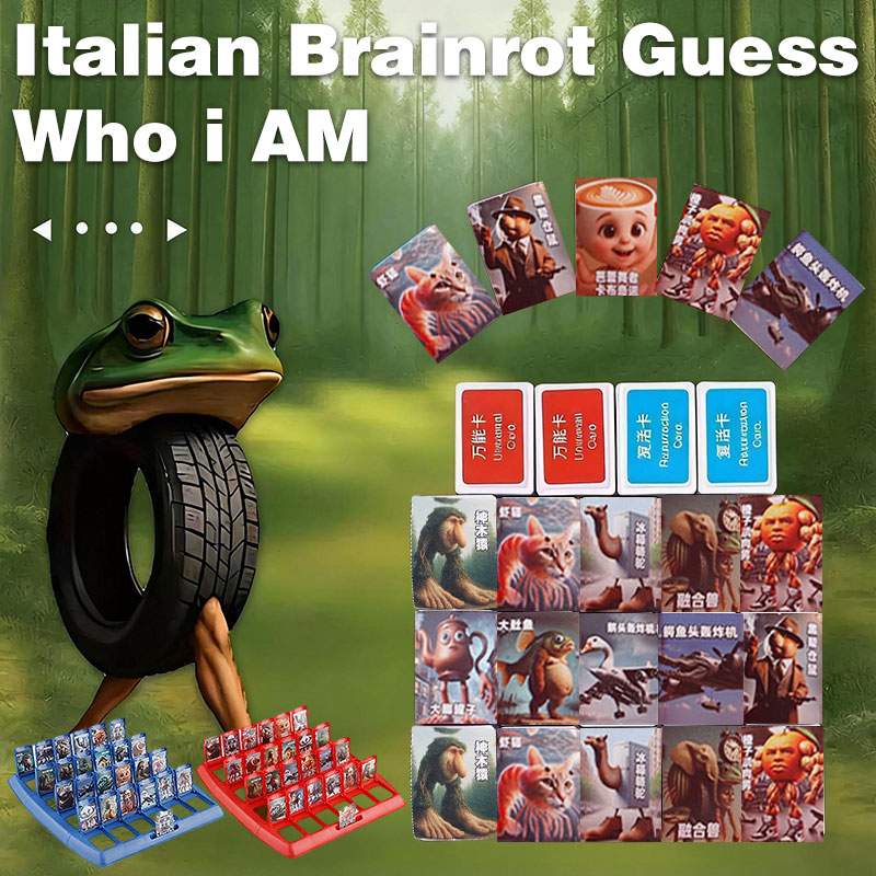 Board Game Guess Who - Italian Brainrot Guess Who I Am