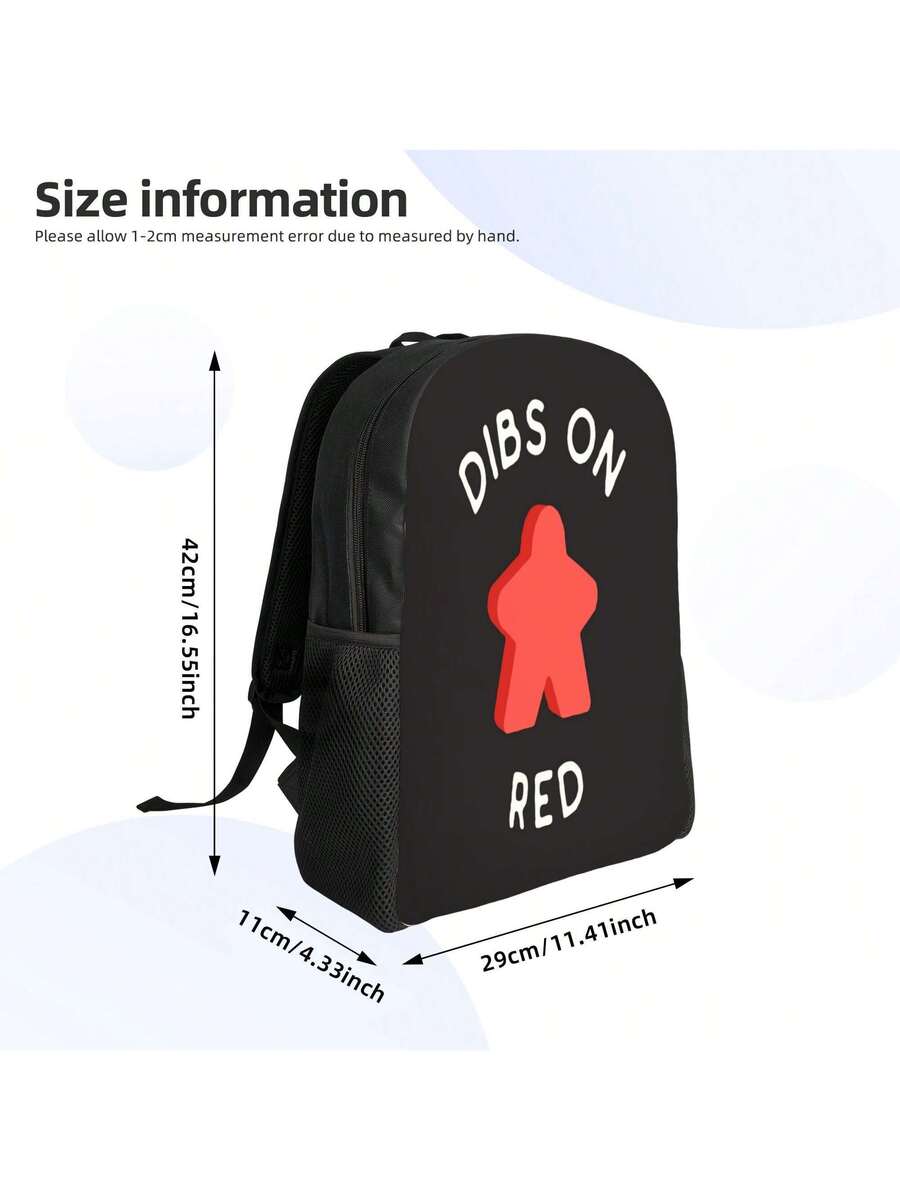 Board Game Logo - Board Game Backpack With Red Meeple