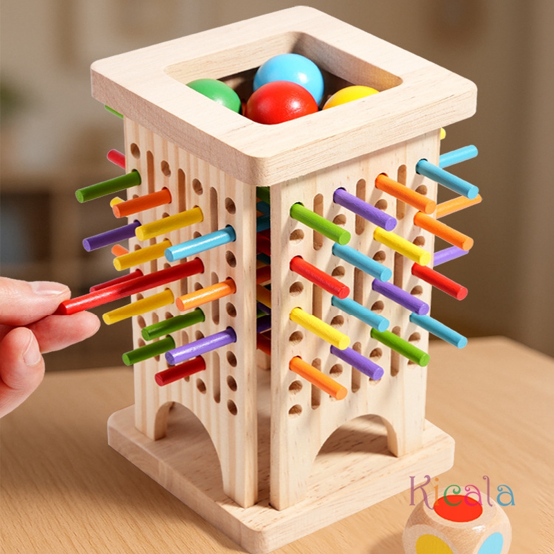 Montessori Game Wooden Board G - Dice Tower Wooden reseña y precio