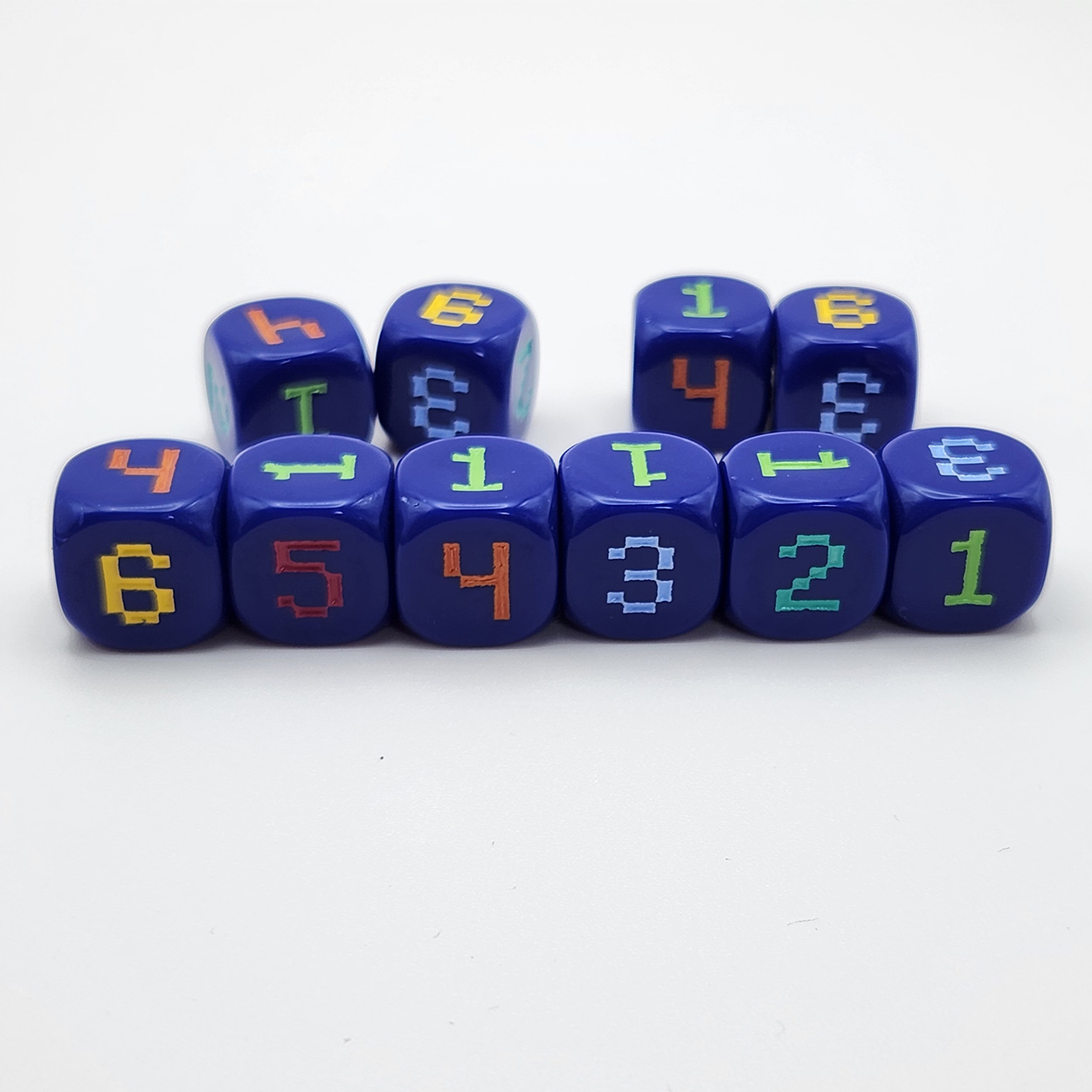 10pcs 14mm 6-Sided rounded 6-c - Board Game Solo reseña y precio