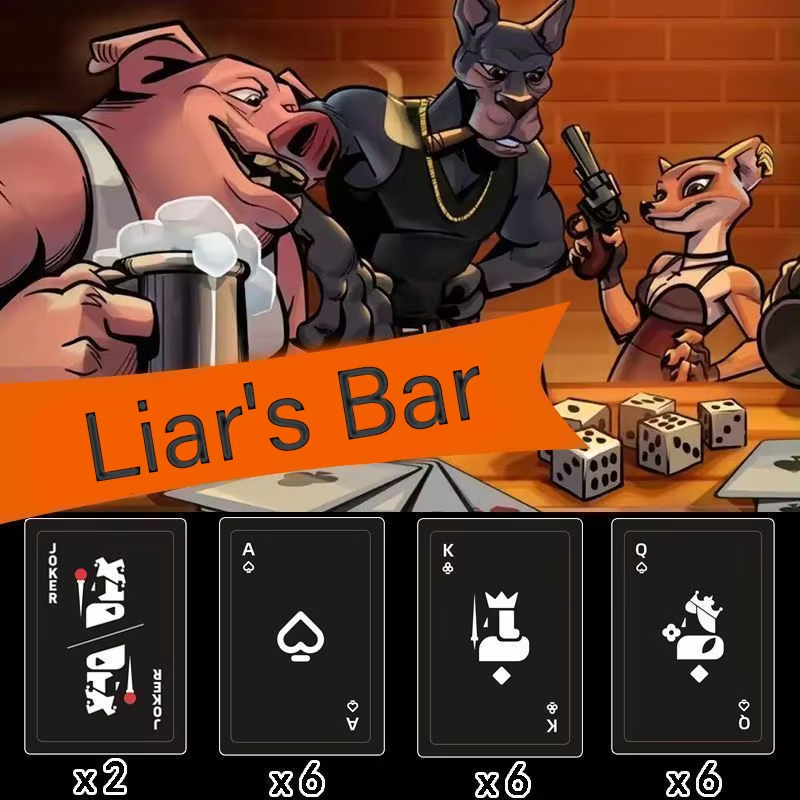 Liars Bar Table Card Game Card - Board Game List reseña y precio