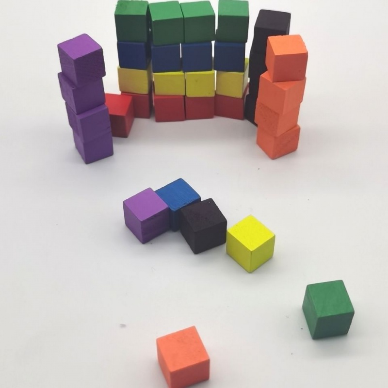 100Pcs/lots 10mm Wood Cubes Co - Dice Tower Wooden reseña y precio