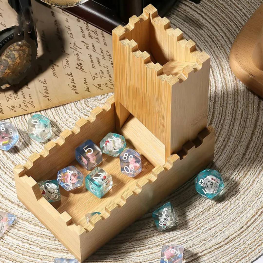 Wooden Dice Tower Folding Stor - Dice Tower Wooden reseña y precio