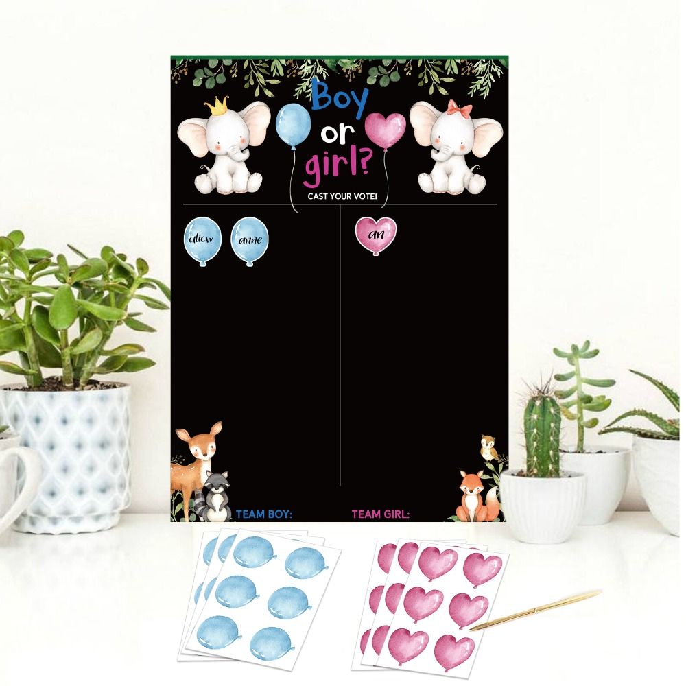 With Stickers Gender Revealed  - Board Game Festival reseña y precio