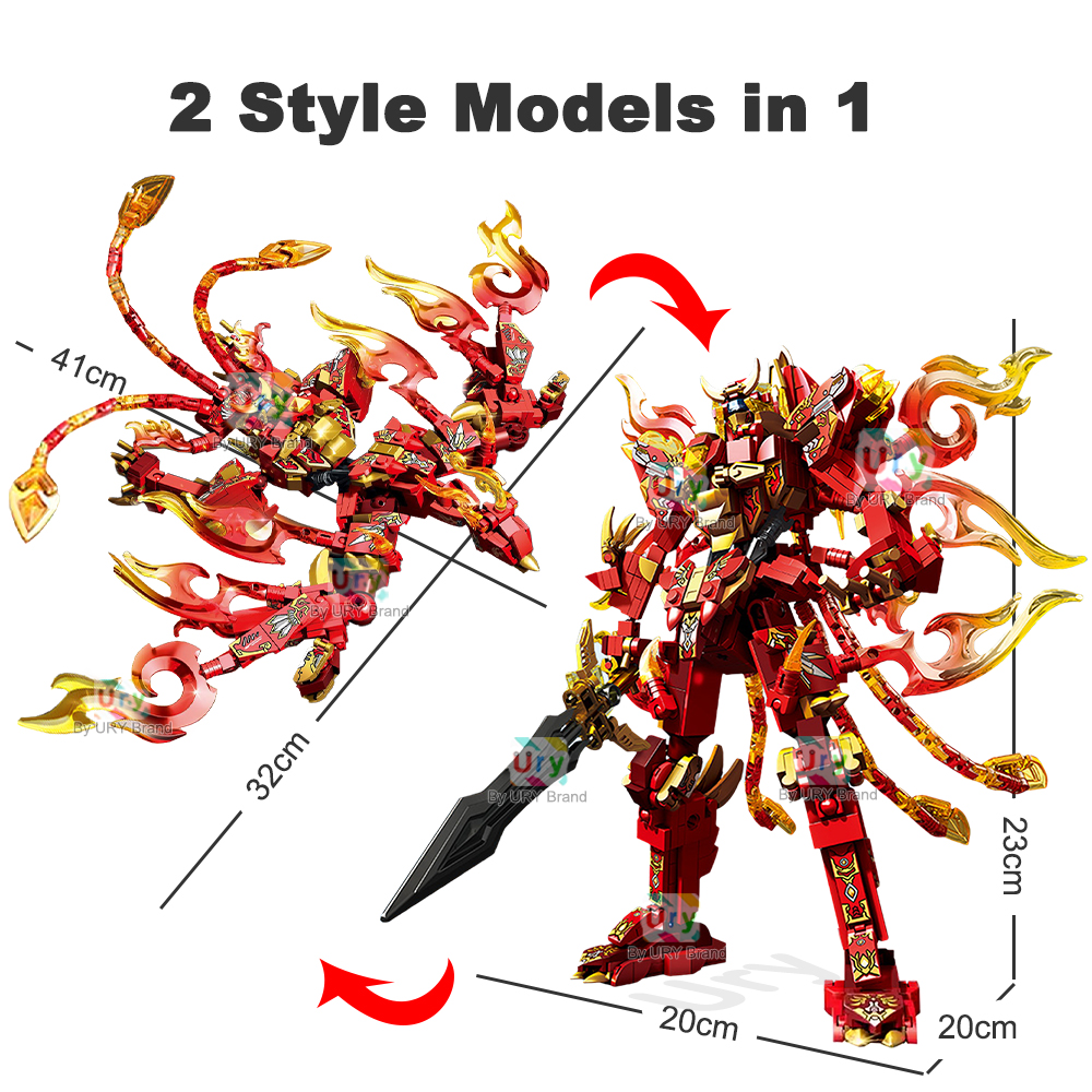 2in1 Ninja Movie Red Warrior R - Board Game Unmatched reseña y precio