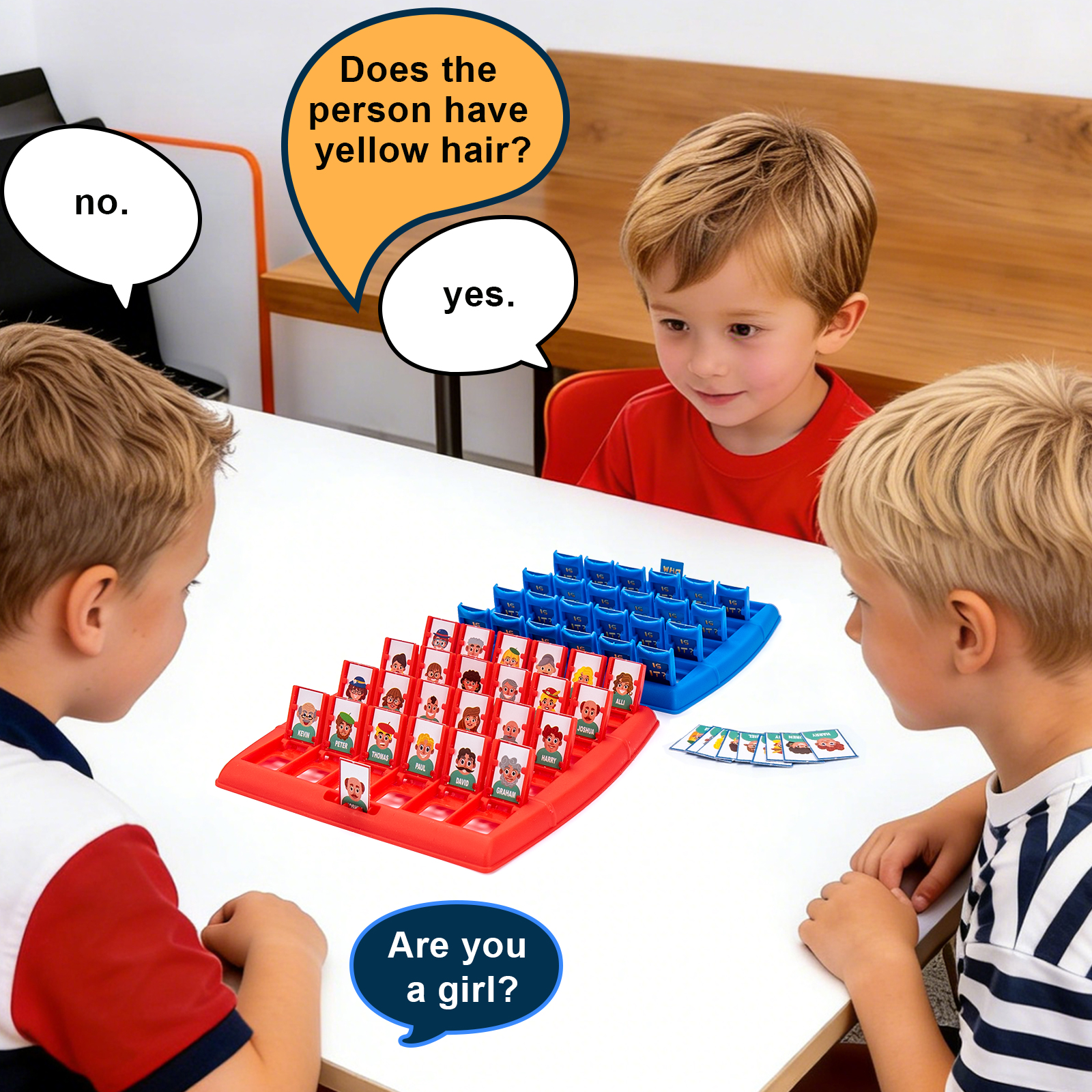 Guess Who I Am Tic-tac-toe Pir - Board Game Guess Who reseña y precio