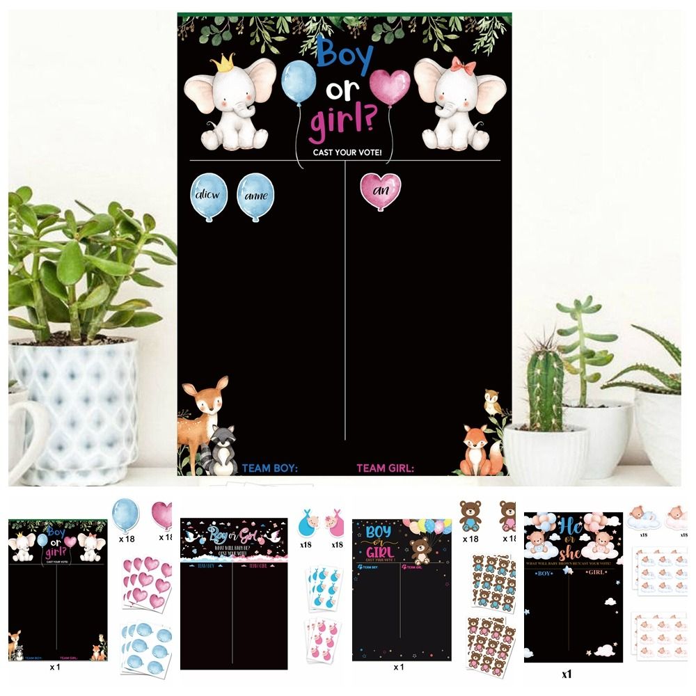 With Stickers Gender Revealed  - Board Game Festival reseña y precio