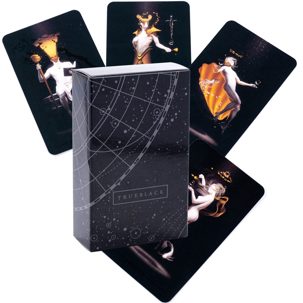 True Black Tarot Cards 78 Card - Board Game List reseña y precio