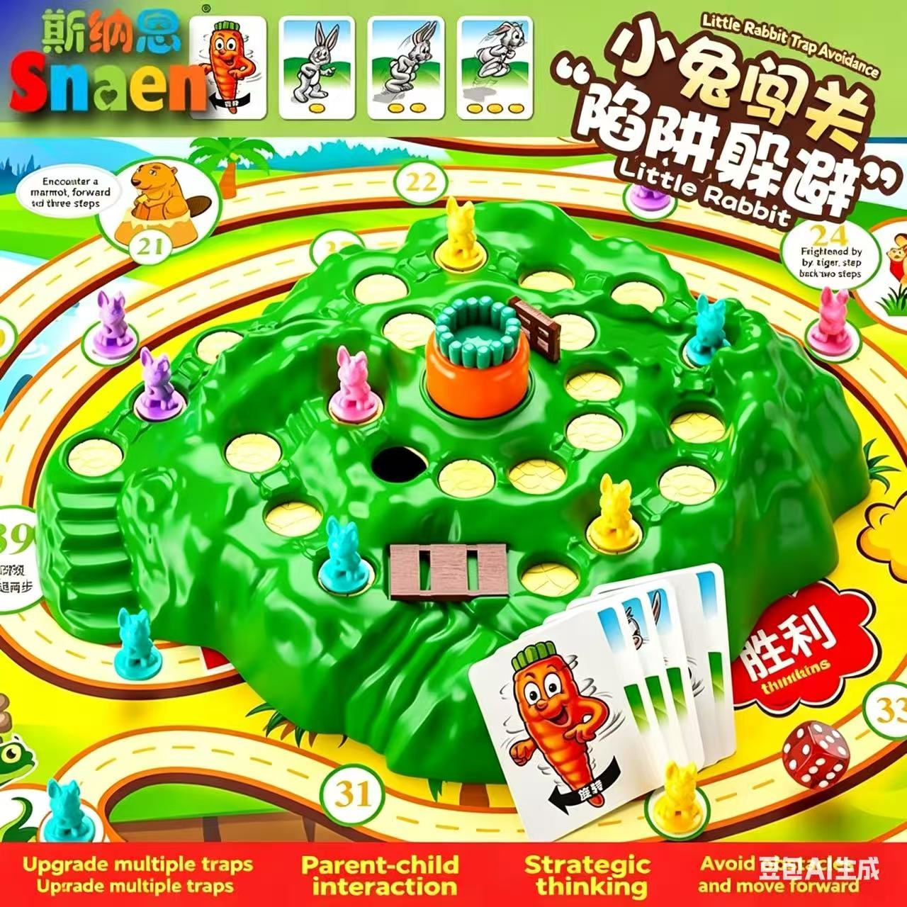 Hot Sale Fun Toy Rabbit Trap U - Board Game List reseña y precio