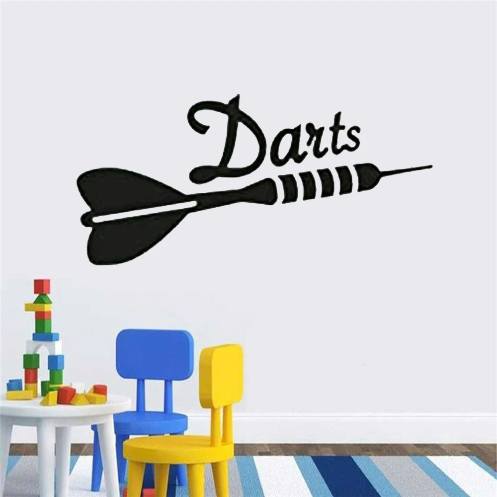 Wall Vinyl Stickers Darts Spor - Board Game Quote reseña y precio