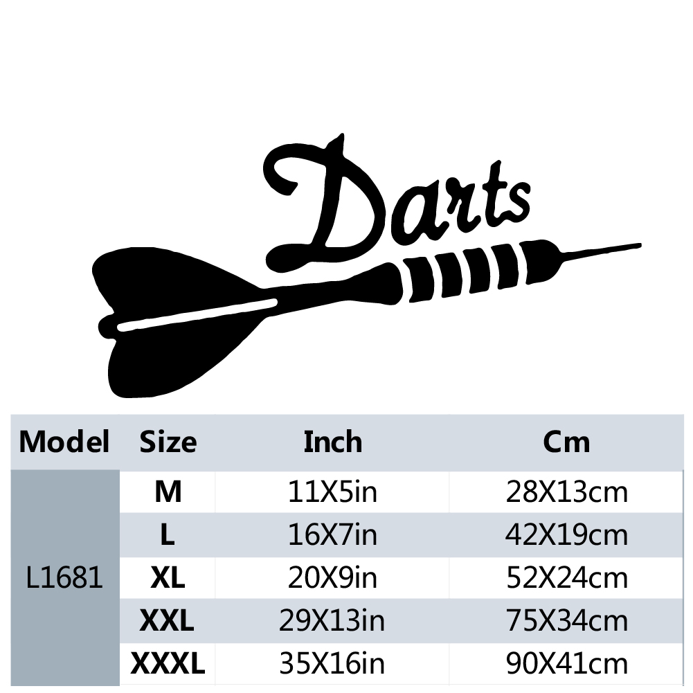 Wall Vinyl Stickers Darts Spor - Board Game Quote reseña y precio