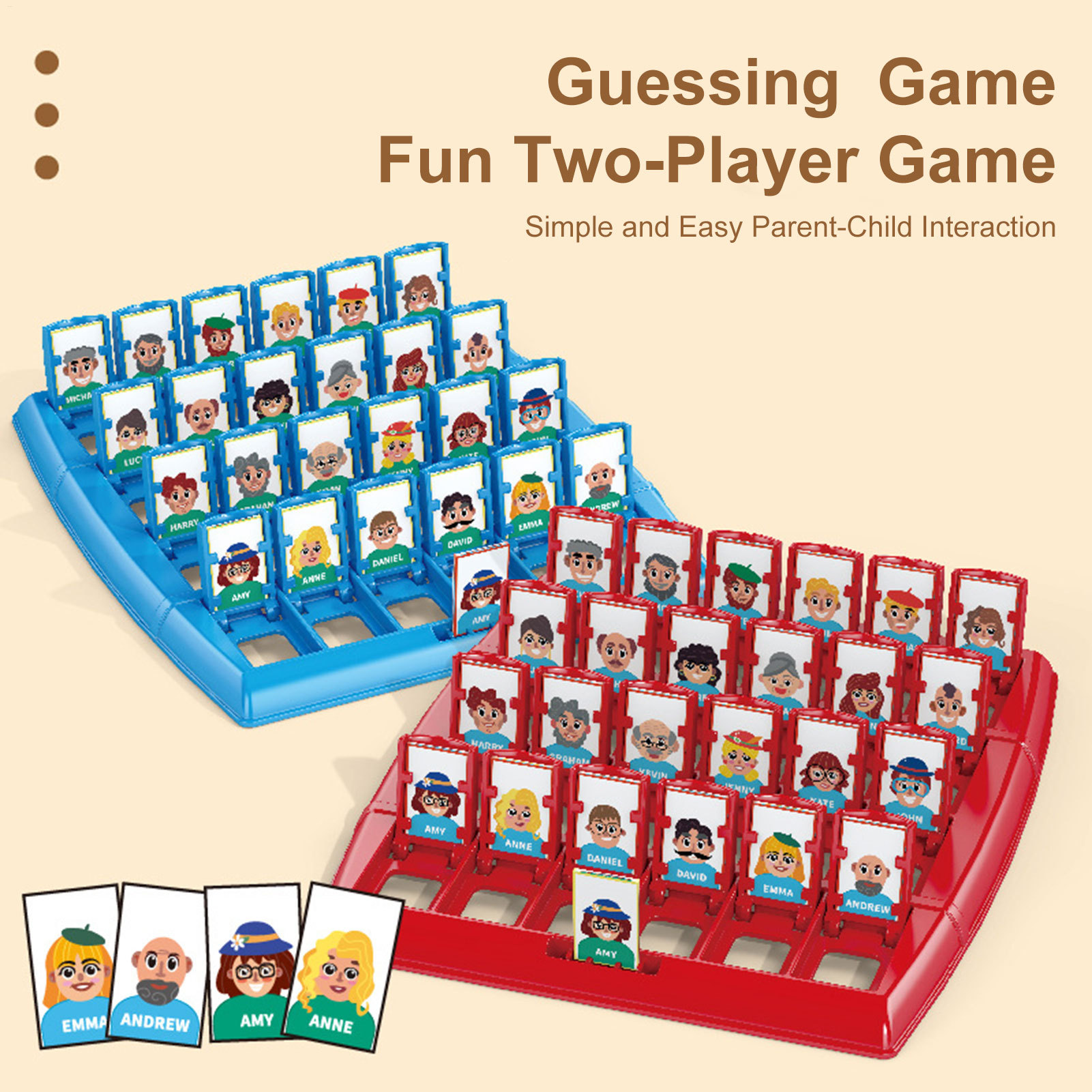Two-Player Educational Toy Int - Board Game Guess Who reseña y precio
