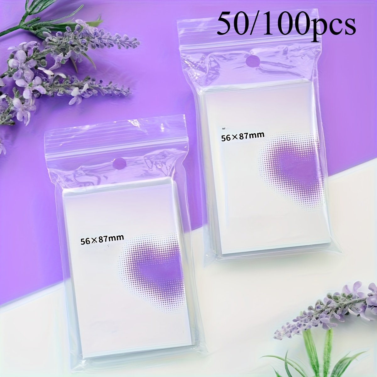 50/100pcs high-definition card - Card Sleeves Protector reseña y precio