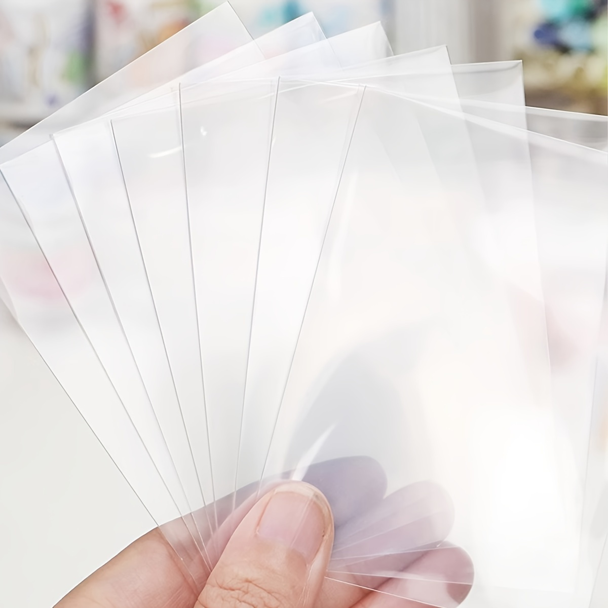 50/100pcs high-definition card - Card Sleeves Protector reseña y precio