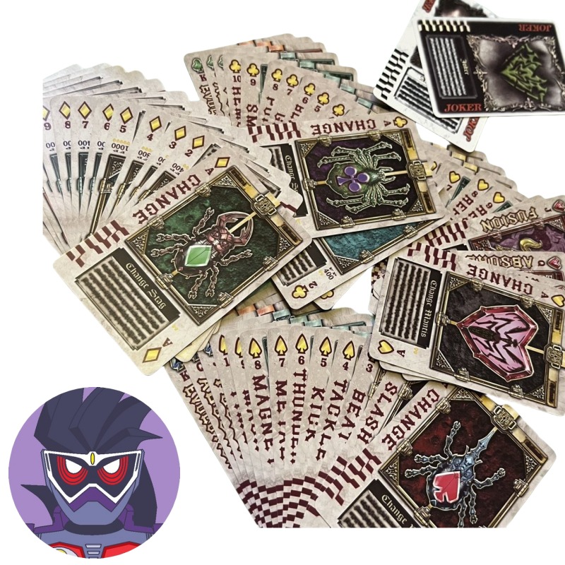 Bandai Kamen Rider anime chara - Card Game Deck reseña y precio