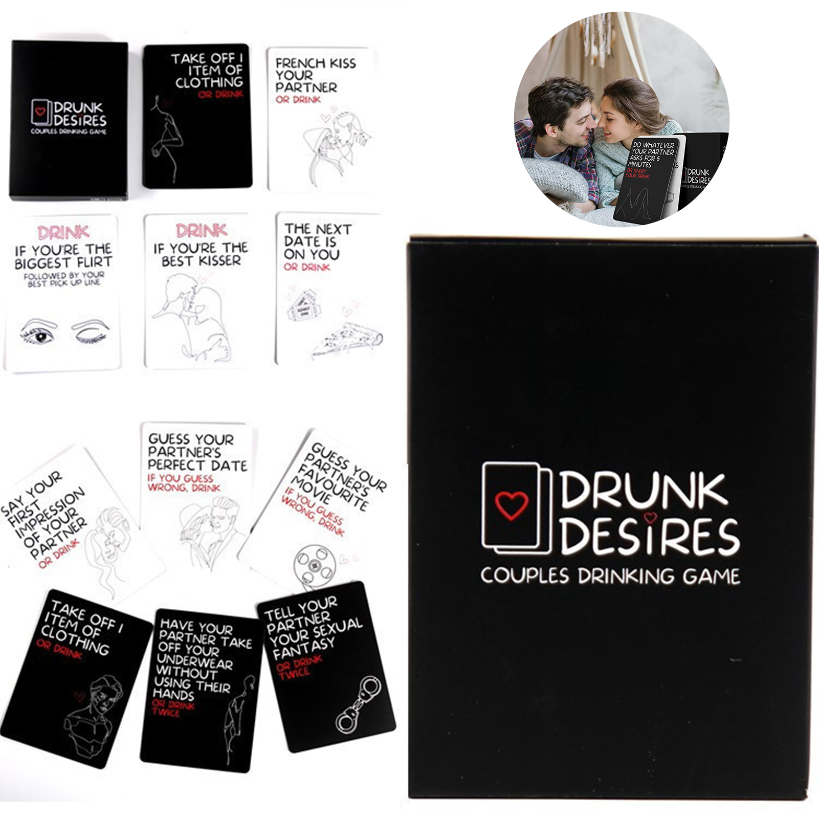 Drunk Couples Desires Card Gam - Board Game Unmatched reseña y precio