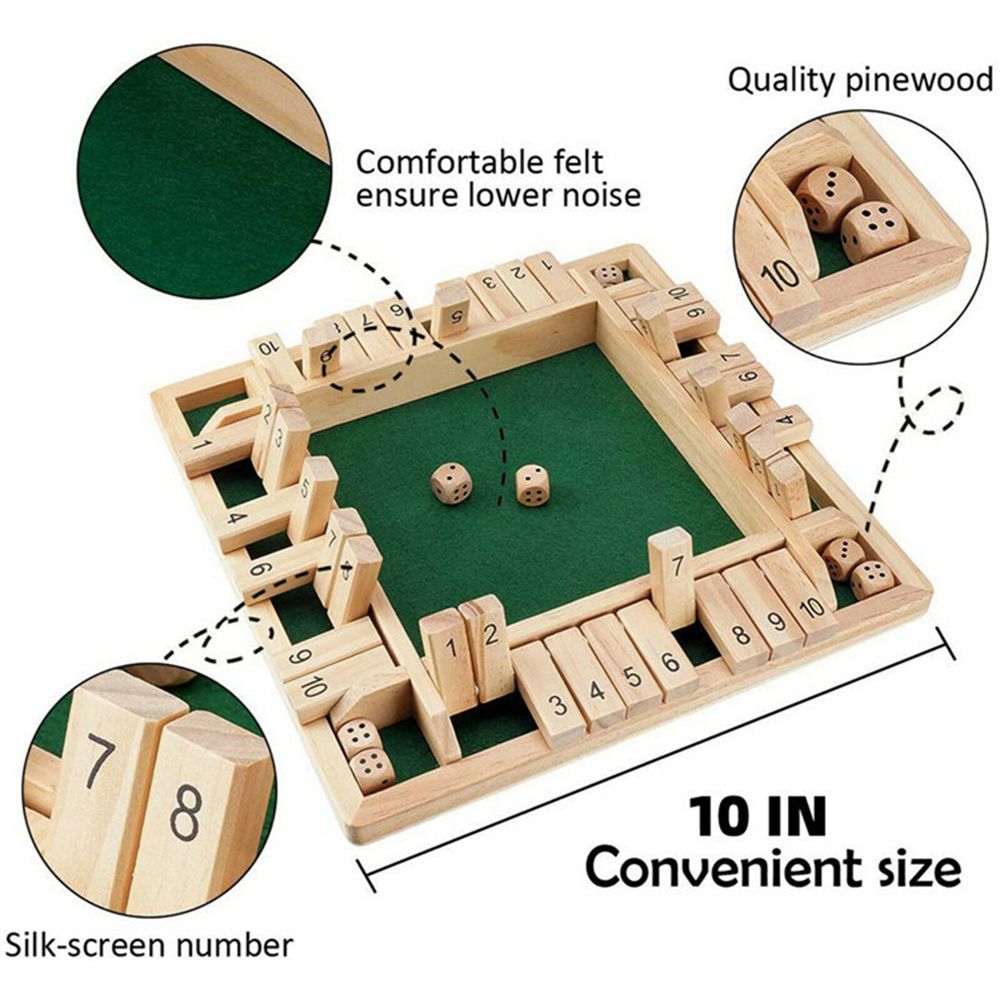Shut The Box Dice Board Game W - Board Game Dixit reseña y precio