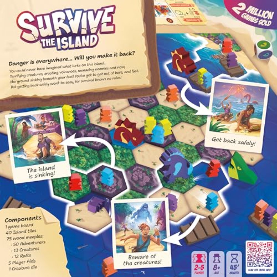 Survive The Island Board Game  - Board Game Survive The Island reseña y precio