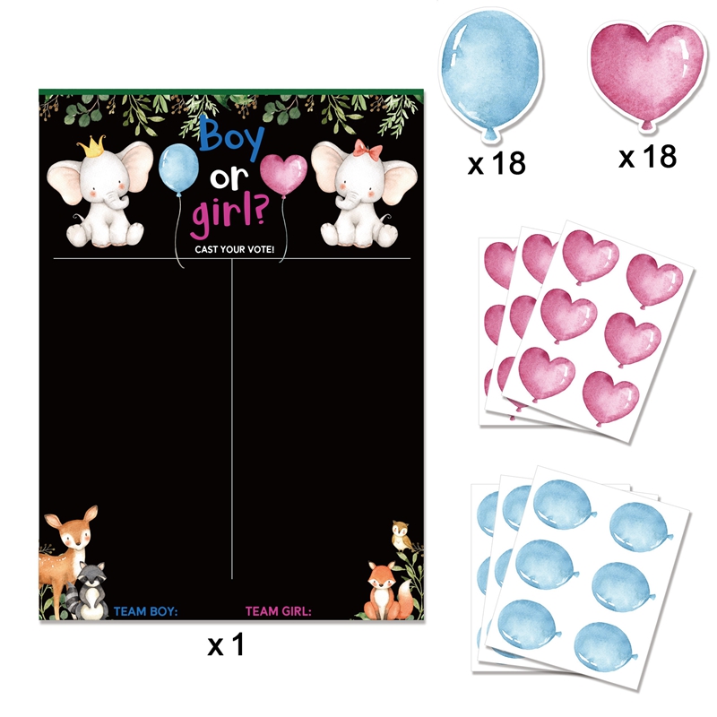 Boy or Girl Gender Reveal Voti - Board Game Quote reseña y precio