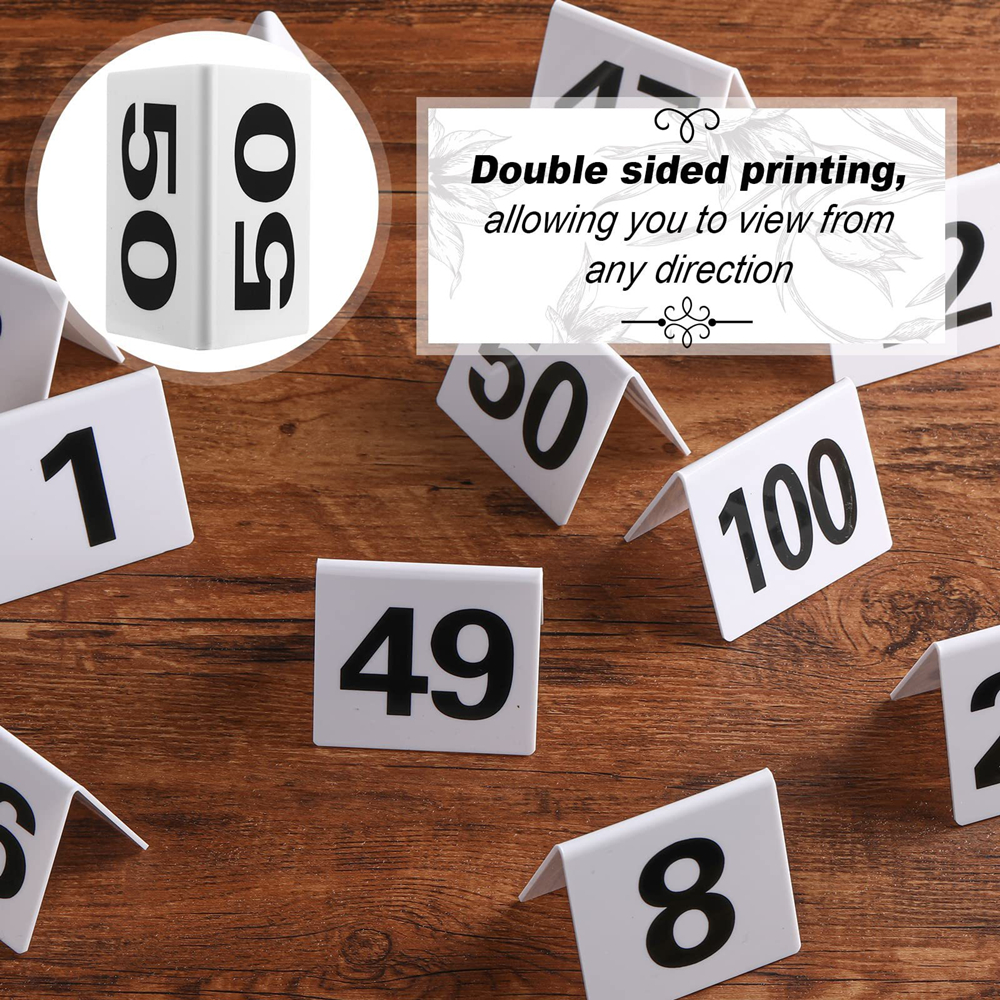 10Pcs V Shaped Acrylic Table N - Board Game Cafe reseña y precio
