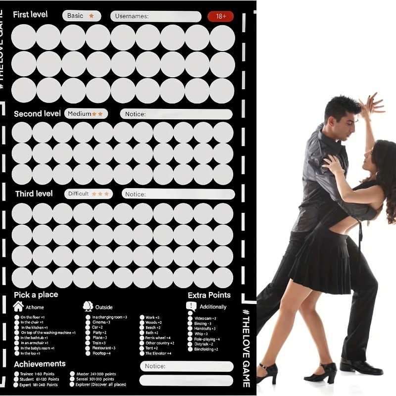 100 Sex Position Scratch Poste - Board Game Unmatched reseña y precio