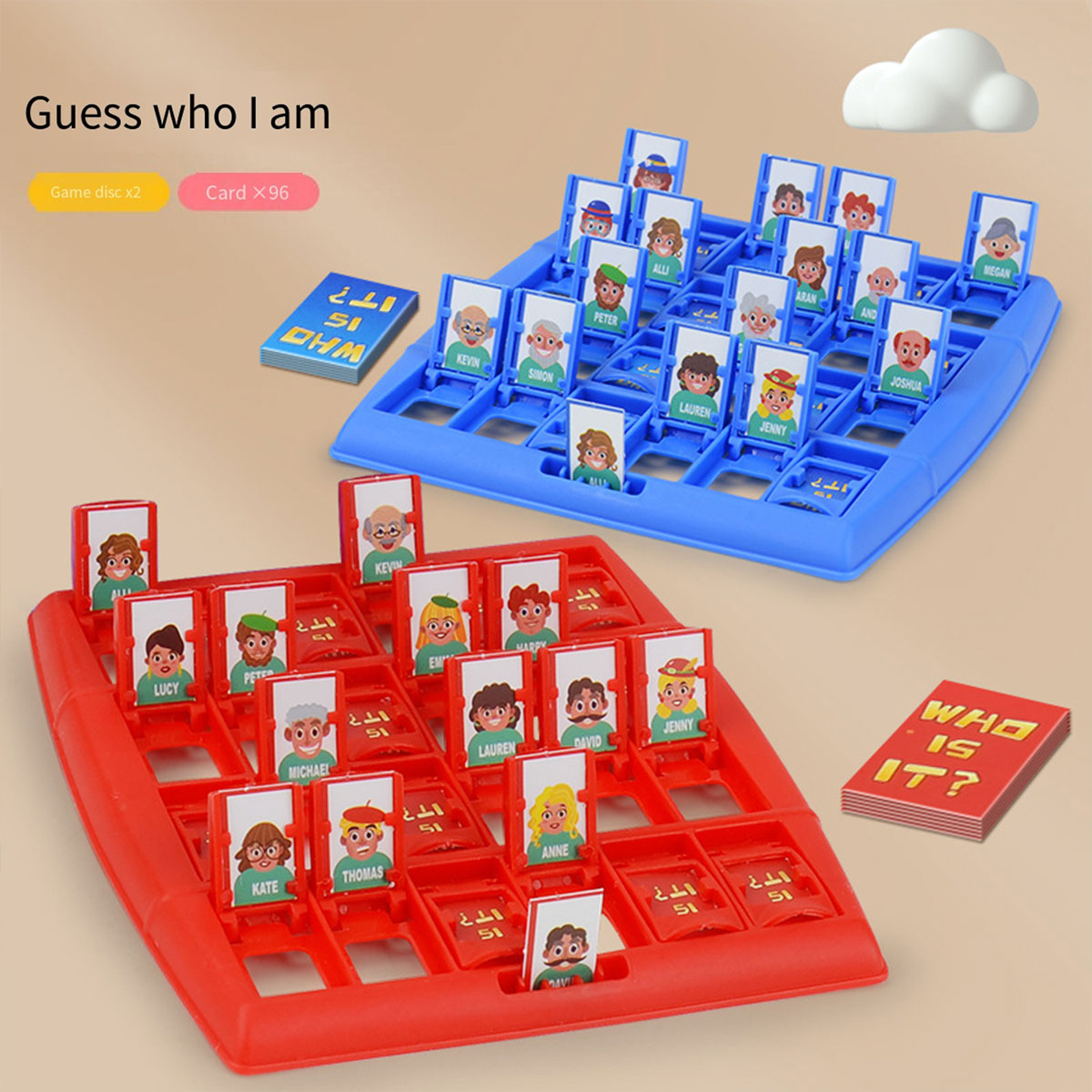 1set Guess Who I Am Party Game - Board Game Guess Who reseña y precio