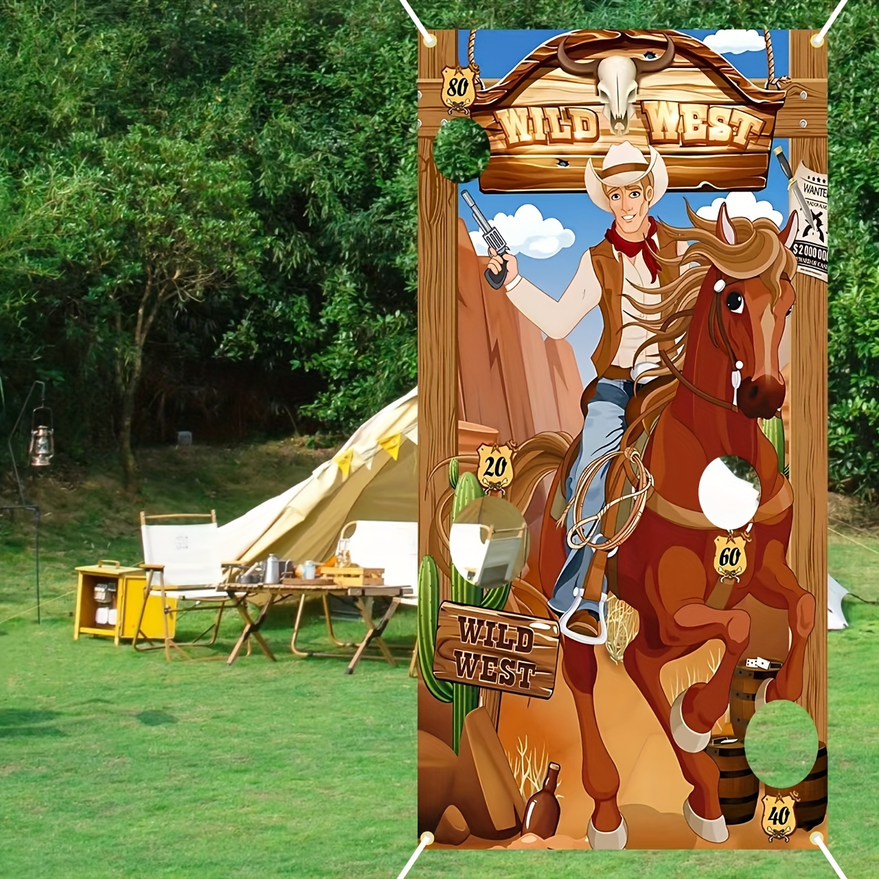 Western cowboy and horse-theme - Board Game Festival reseña y precio