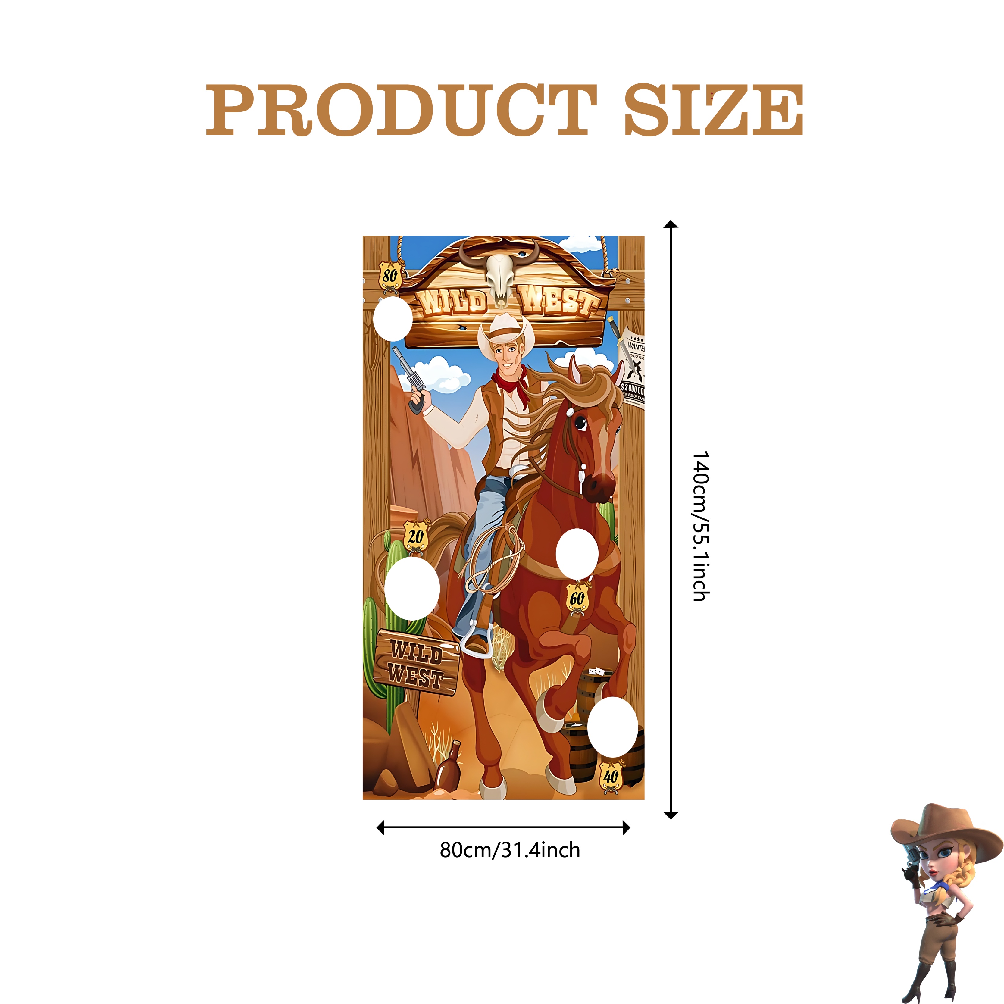 Western cowboy and horse-theme - Board Game Festival reseña y precio