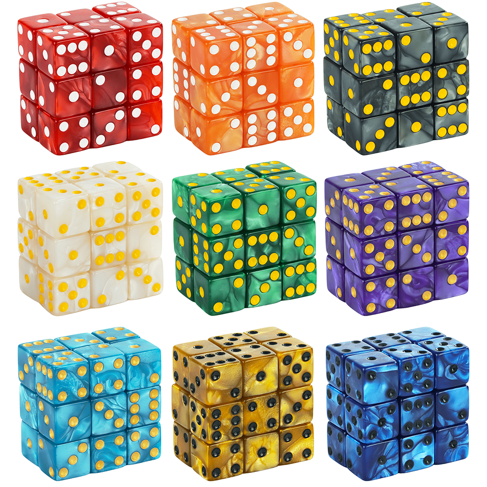 6-Sided Game Dice 16mm Marble  - Board Game Or Boardgame reseña y precio