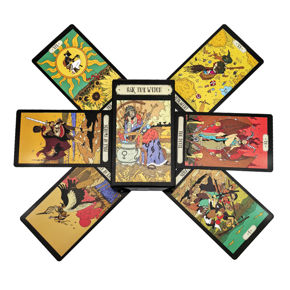 The Witch Tarot Cards Deck Eng - Card Game Deck reseña y precio