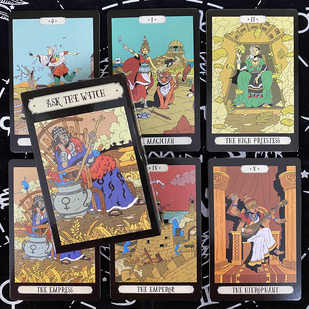 The Witch Tarot Cards Deck Eng - Card Game Deck reseña y precio