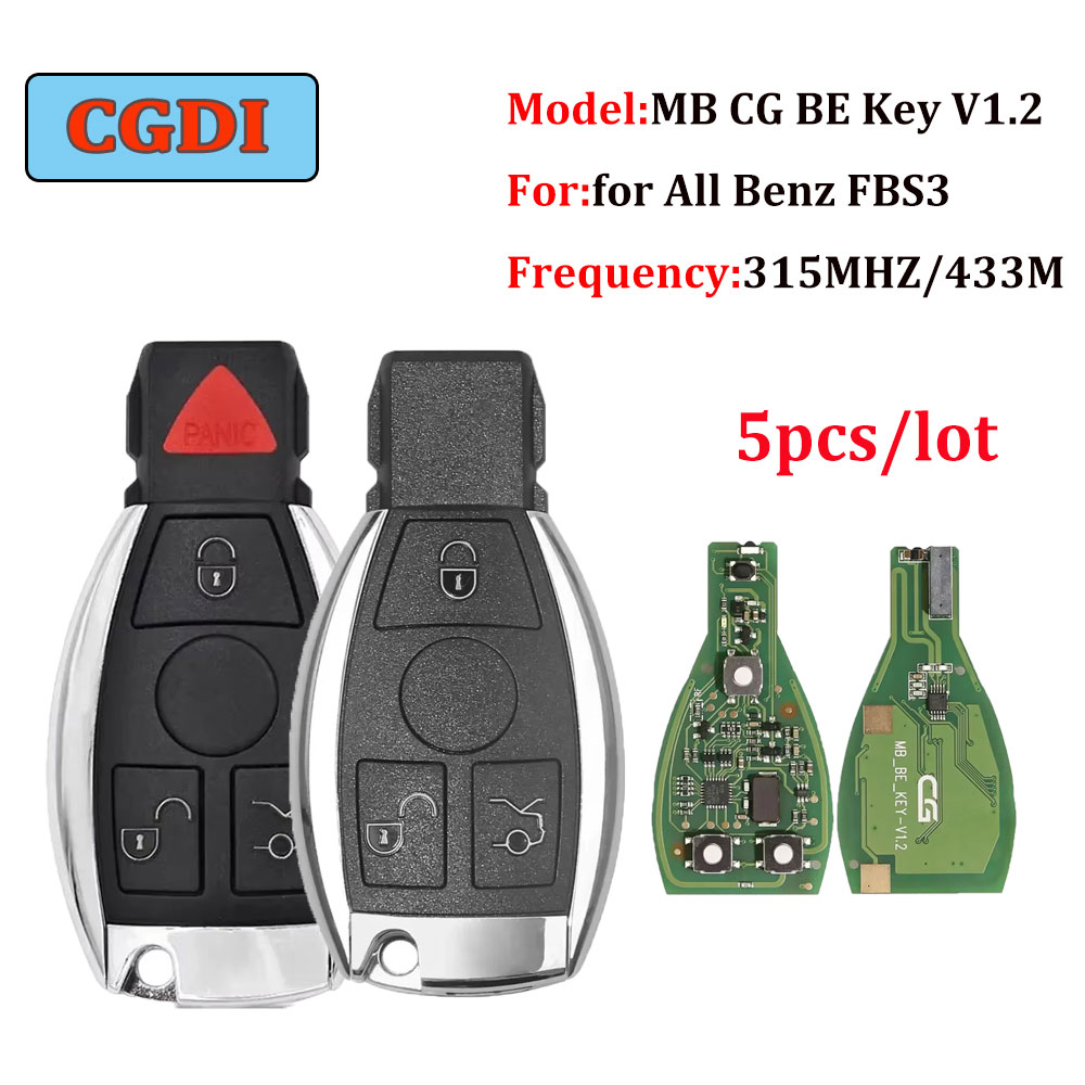 5pc CGDI MB CG BE Key V1.2 Car - Board Game Logo reseña y precio