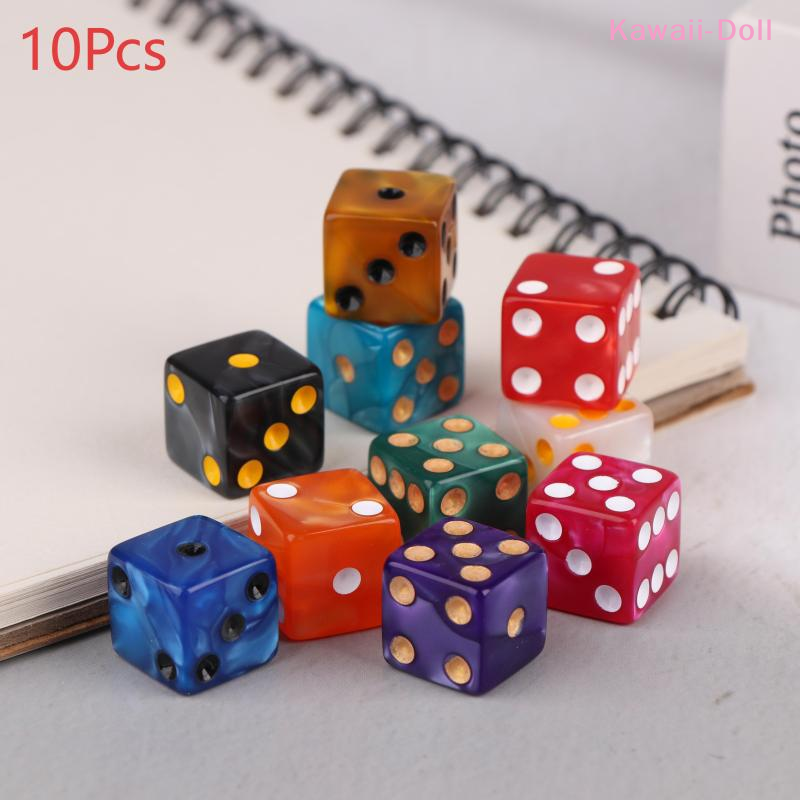 [DO]6-Sided Game Dice 16mm Acr - Board Game Or Boardgame reseña y precio