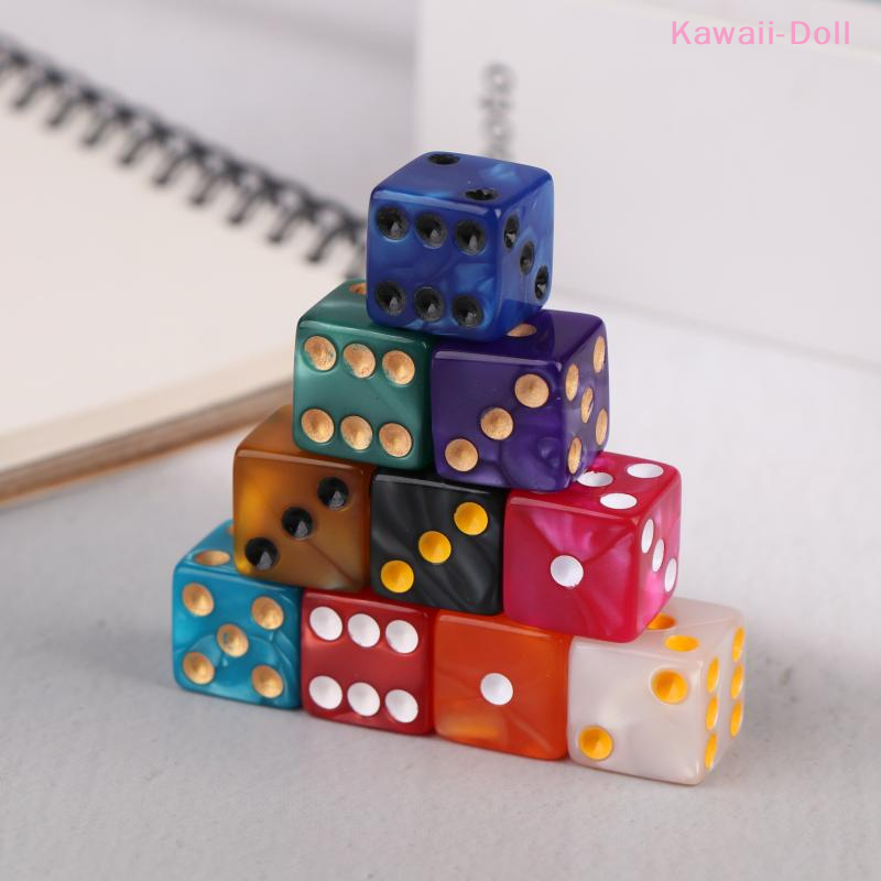 [DO]6-Sided Game Dice 16mm Acr - Board Game Or Boardgame reseña y precio