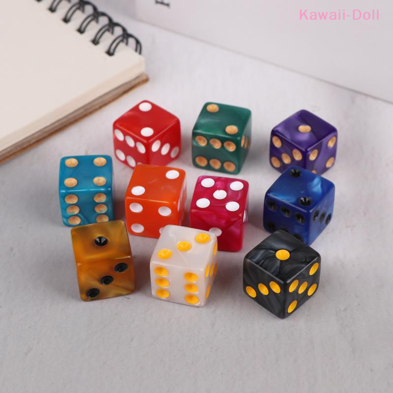 [DO]6-Sided Game Dice 16mm Acr - Board Game Or Boardgame reseña y precio