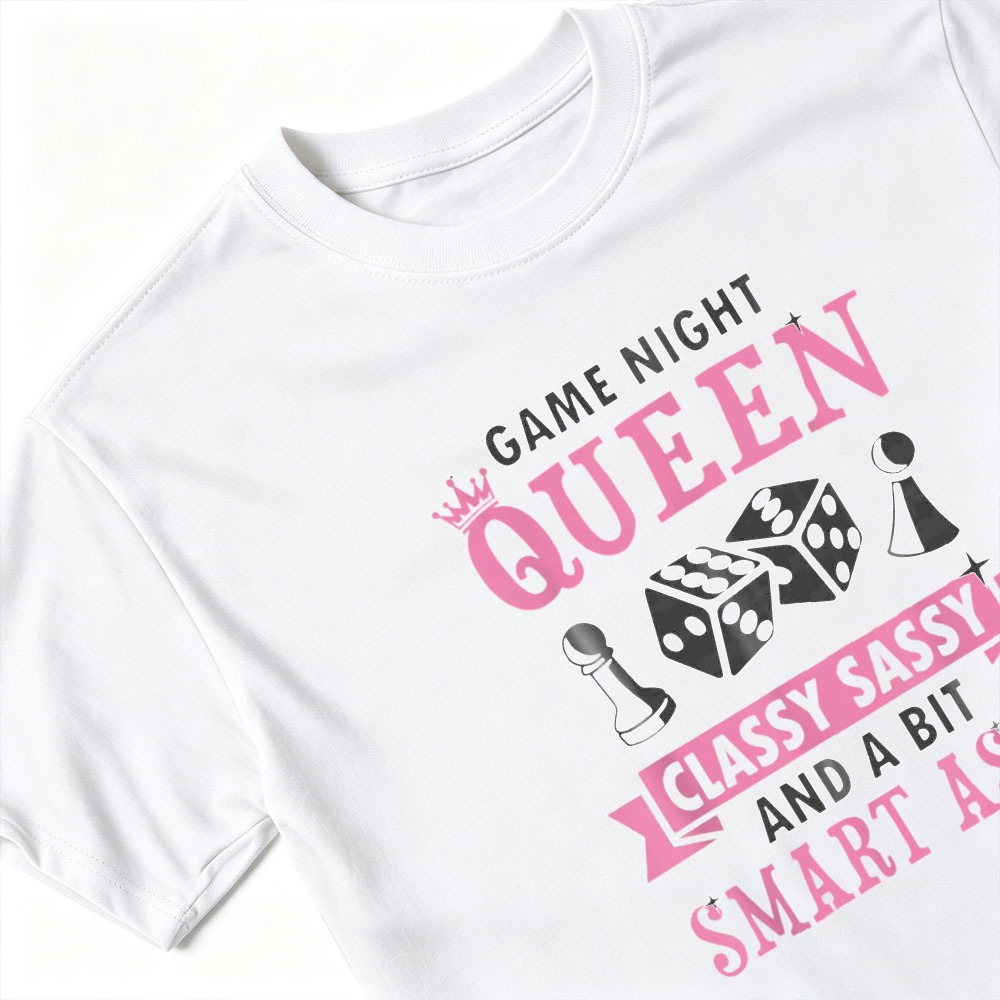 Game Night Queen Women Graphic - Board Game Quote reseña y precio