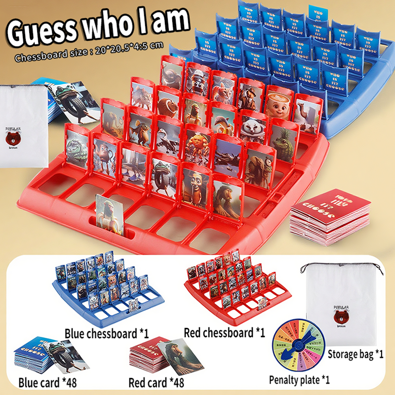 Italian Brainrot Guess Who I A - Board Game Guess Who reseña y precio