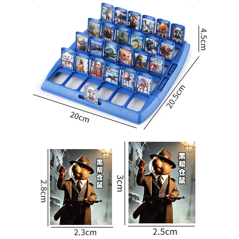 Italian Brainrot Guess Who I A - Board Game Guess Who reseña y precio