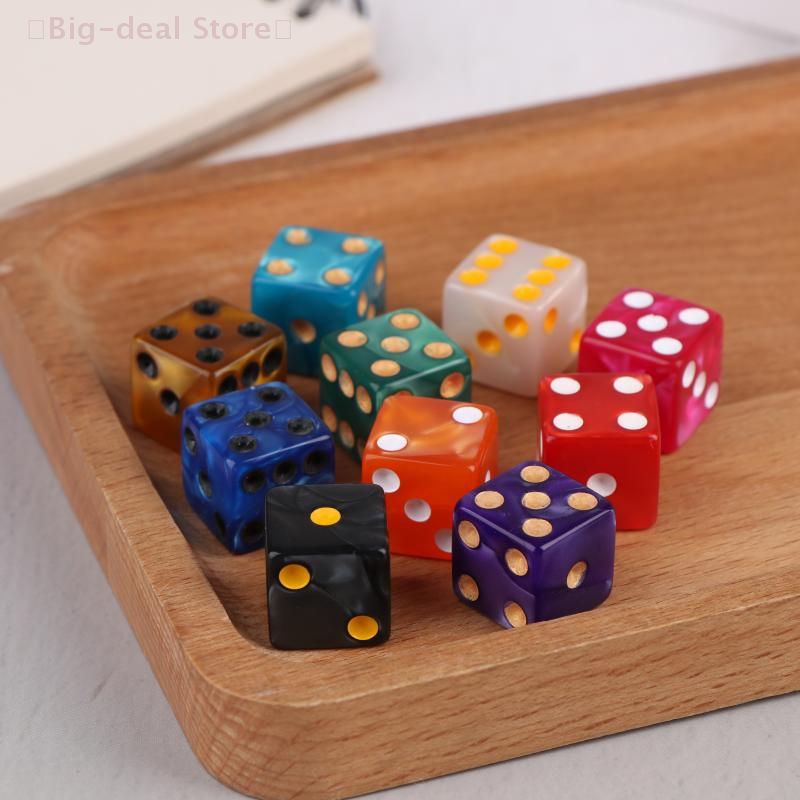 【M】6-Sided Game Dice 16mm Acry - Board Game Or Boardgame reseña y precio