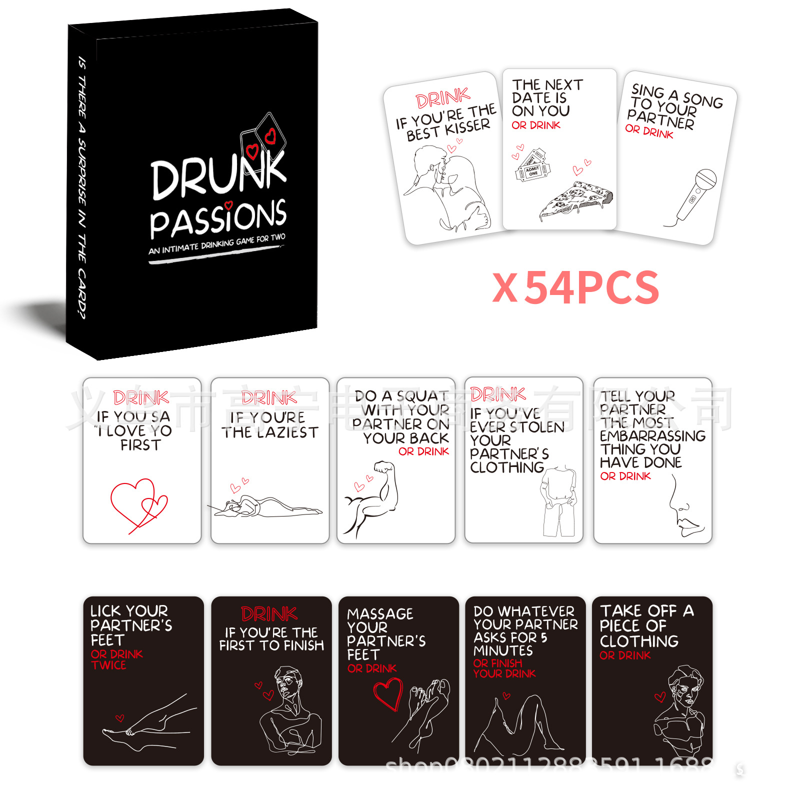 Drunk Passions Lovers Couples  - Board Game Unmatched reseña y precio