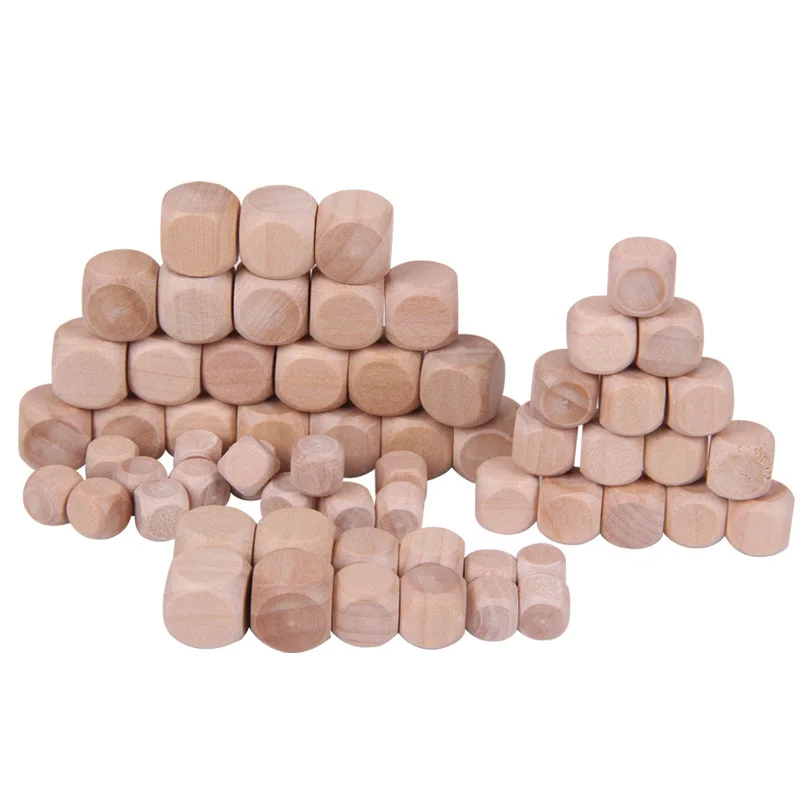 10pcs D6 6 Sided Blank Wood Di - Dice Tower Wooden reseña y precio
