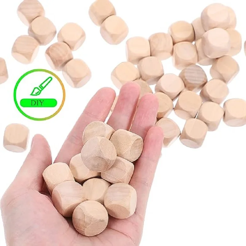 10pcs D6 6 Sided Blank Wood Di - Dice Tower Wooden reseña y precio