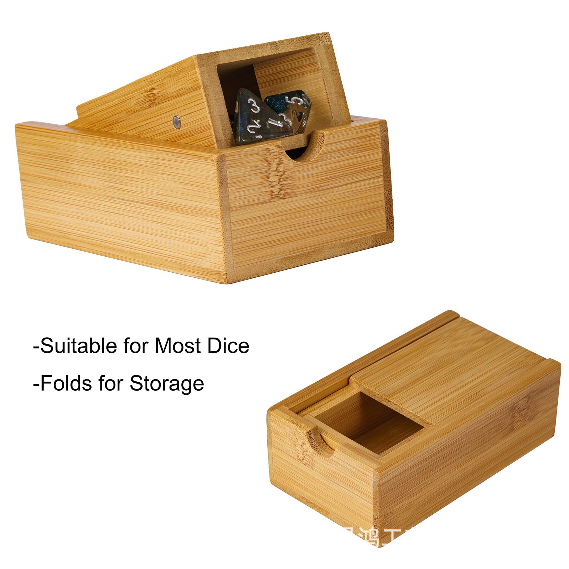 Foldable Wooden Dice Tower Dic - Dice Tower Wooden reseña y precio