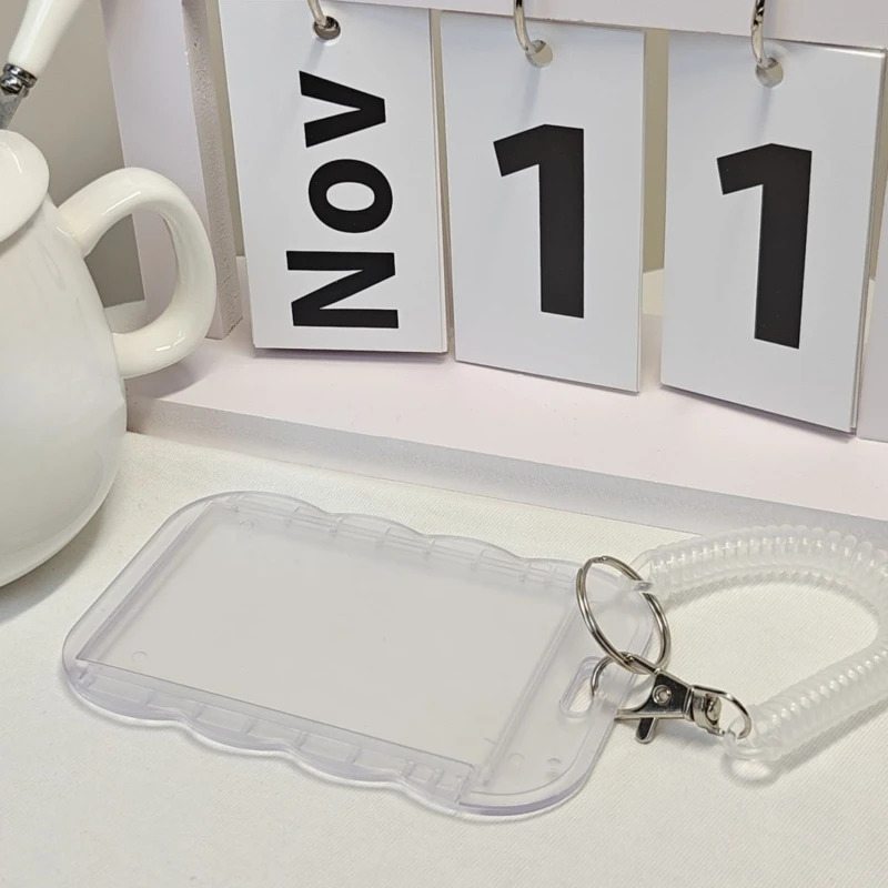 Photocard Holder Key Chain INS - Card Sleeves Protector reseña y precio