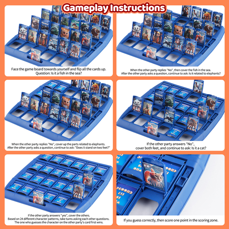 Guess Who I Am Italian Brainro - Board Game Guess Who reseña y precio